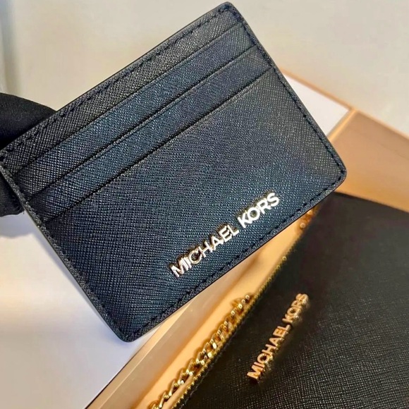 SOLD NWT Michael Kors Giftable Boxed Set Jet Set Travel Pochette Chain Crossbody - Picture 5 of 16